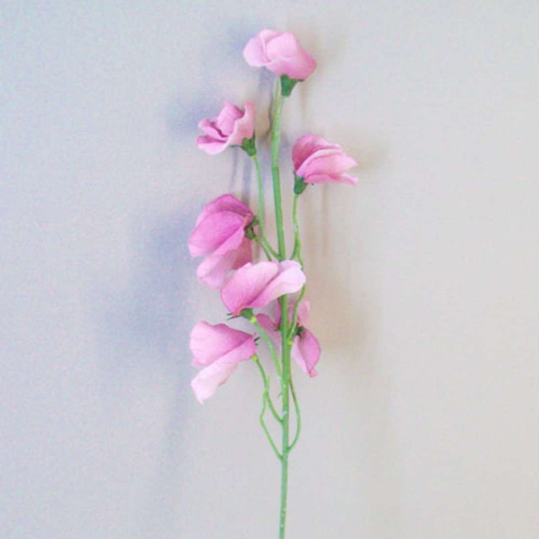 Luxury Artificial Sweet Peas Stem Mauve Pink Artificial Flowers
